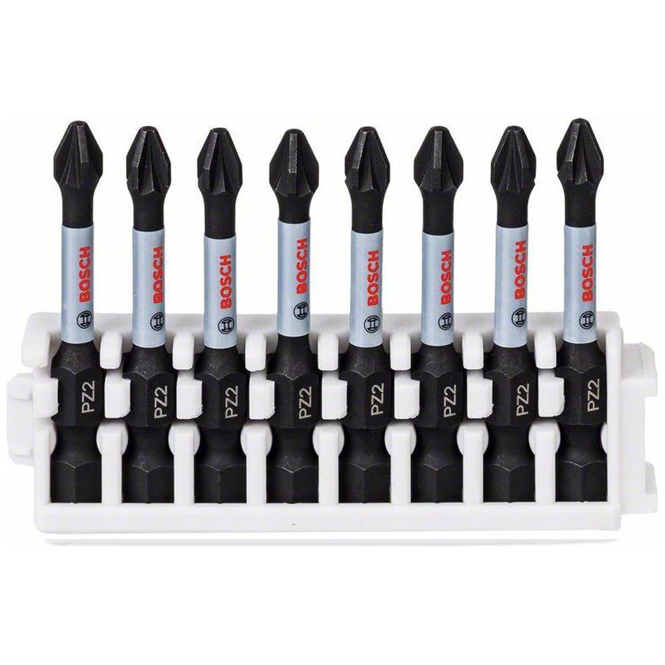 Bosch Impact Power PZ2 Screwdriver Bit 50MM Set 8Pcs (2608522331) | Bosch by KHM Megatools Corp. Main image