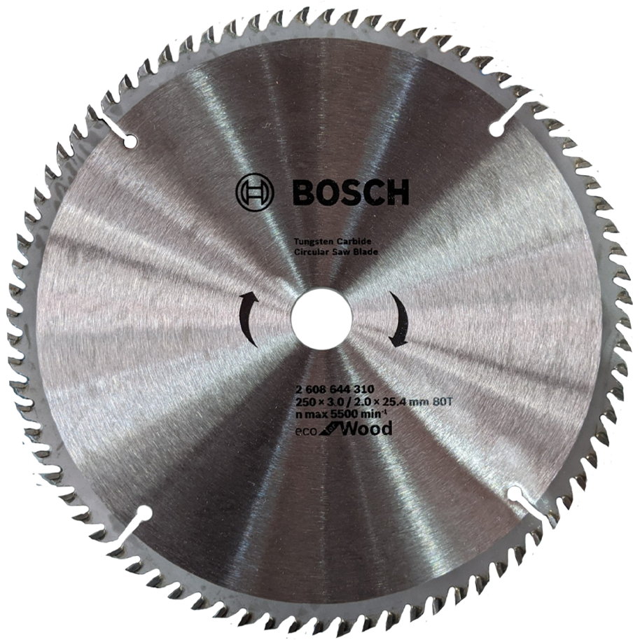 Bosch Circular Saw Blade for Wood 10" x 80T (2608644310) | Bosch by KHM Megatools Corp.