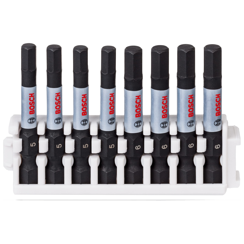 Bosch Impact Power H5/H6 Screwdriver Bit 50MM Set 8Pcs (2608522332) | Bosch by KHM Megatools Corp. Main image