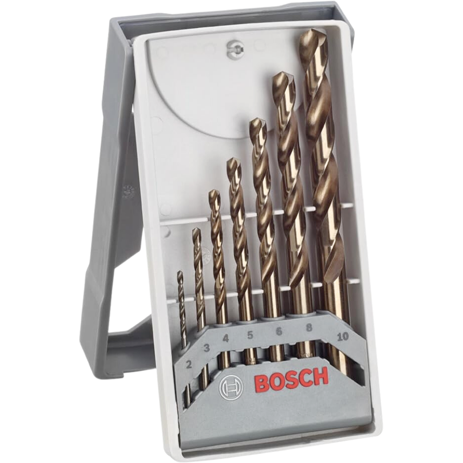 Bosch HHS-Co DIN Metal Drill Bit Set 7Pcs (2608589296)