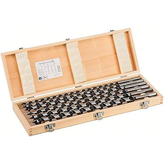 Bosch Wood Spur Auger Drill Bit Set 6Pcs 450MM (2607019323) | Bosch by KHM Megatools Corp.