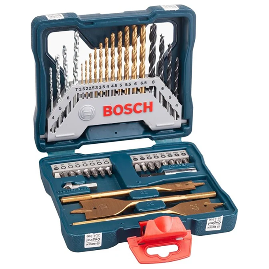 Bosch Premium X-Line Combination Drill bits and Accessory kit Set 40pcs (2607017512) | Bosch by KHM Megatools Corp.