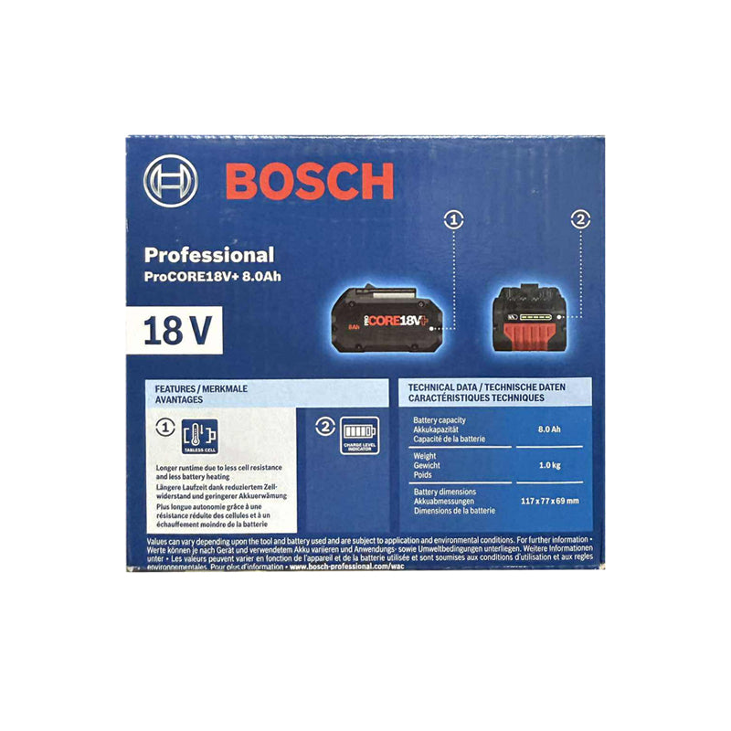 Bosch ProCore 18V + 8.0Ah PERFORMANCE Battery