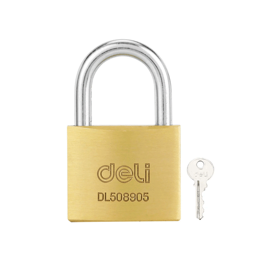 Deli EDL508905-8907 Brass Padlock | Deli by KHM Megatools Corp.