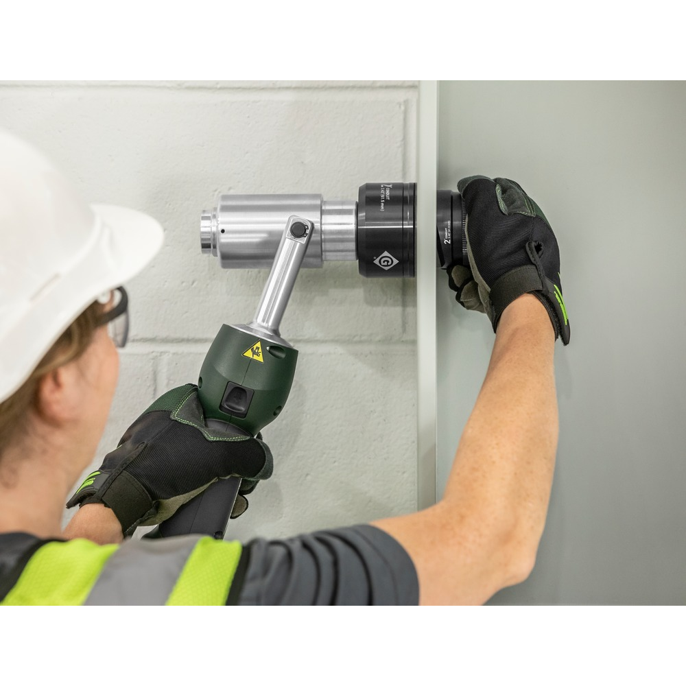 Greenlee LS50L11B Battery-Hydraulic Knock Out Punch / Puncher Kit 1/2" - 2" 18V LXT (LS50L2) | Greenlee by KHM Megatools Corp.