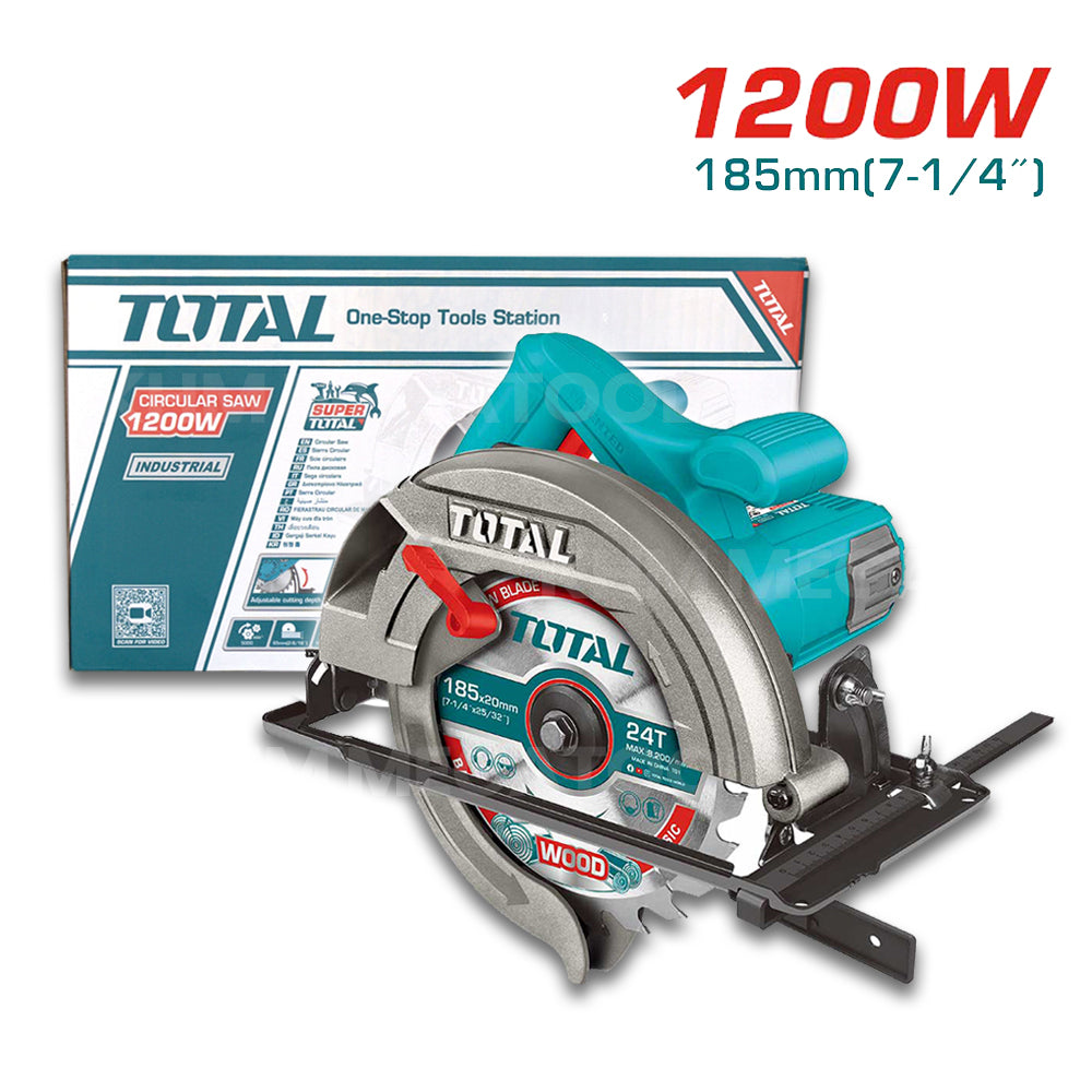 Total TS11218576 Circular Saw 7-1/4" 1200W (SS)