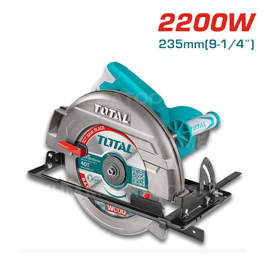Total TS122235622 Circular Saw 9-1/4" 2200W