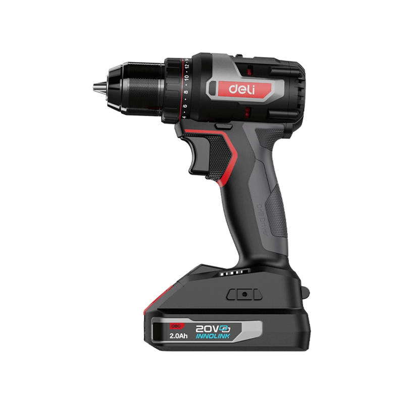 Deli EDE-DZ20-1D2 Li-Ion Cordless Drill (10mm) 3/8" 20V | Deli by KHM Megatools Corp.