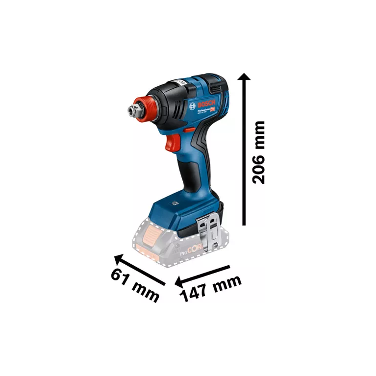 Bosch GDX 18V-200 (2in1) Cordless Brushless Impact Driver / Impact Wrench 18V (Bare) | Bosch by KHM Megatools Corp.