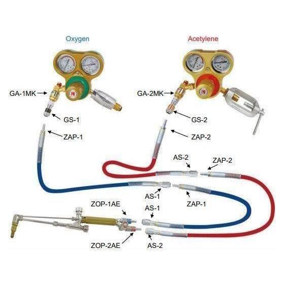 Koike Apollo Gold GA-1MK Flashback Arrestor (Oxygen) - KHM Megatools Corp.