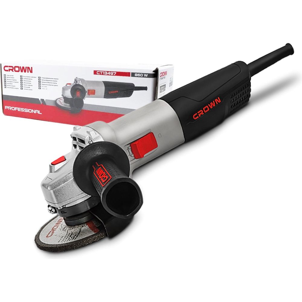 Crown CT13504 Angle Grinder 4" 860W | Crown by KHM Megatools Corp.