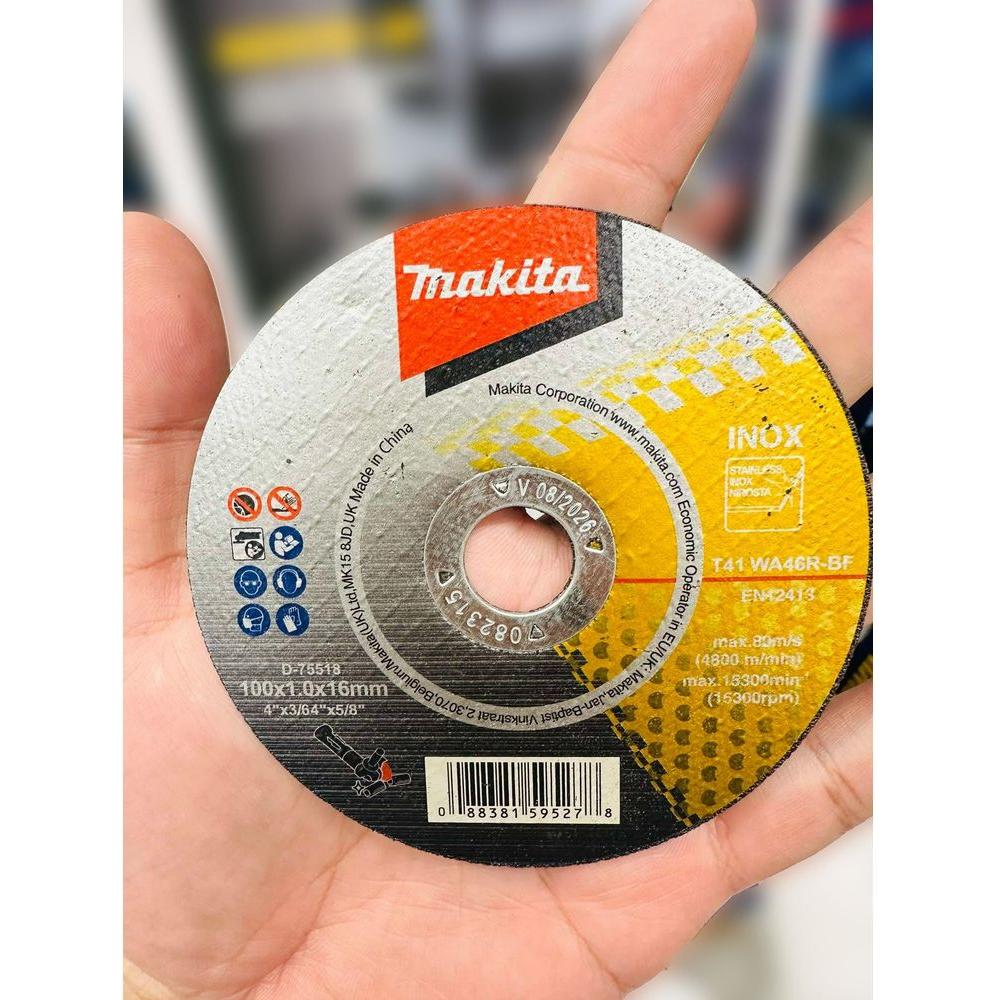 Makita D-75518 Stainless Cut Off Wheel 4" | Makita by KHM Megatools Corp.