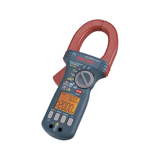 Sanwa DCM2000DR Digital Clamp Meter / Multi Meter [2000A] AC/DC+True RMS | Sanwa by KHM Megatools Corp.