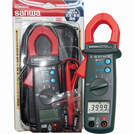 Sanwa DCM400AD Digital Clamp Meter / Tester [DC/AC] | Sanwa by KHM Megatools Corp.