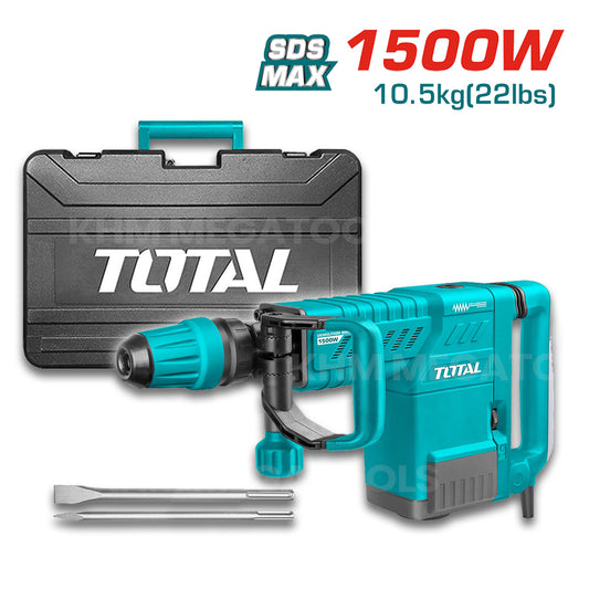 Total TH215002 SDS-Max Chipping Gun / Demolition Hammer 1500W