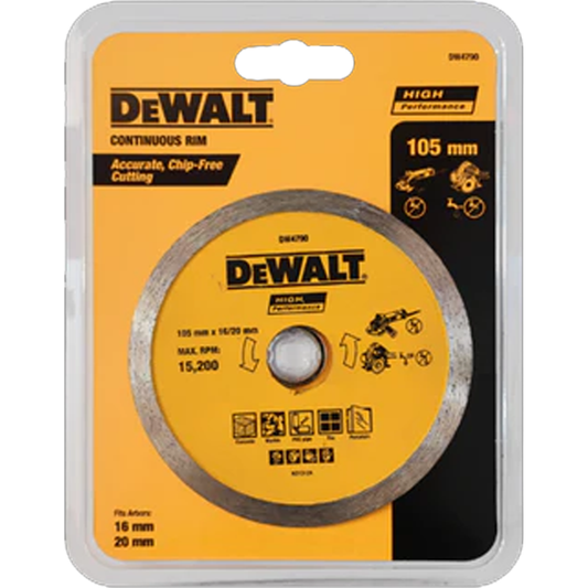 Dewalt DW4790 Diamond Cutting Wheel 4" (Continuous) | Dewalt by KHM Megatools Corp.