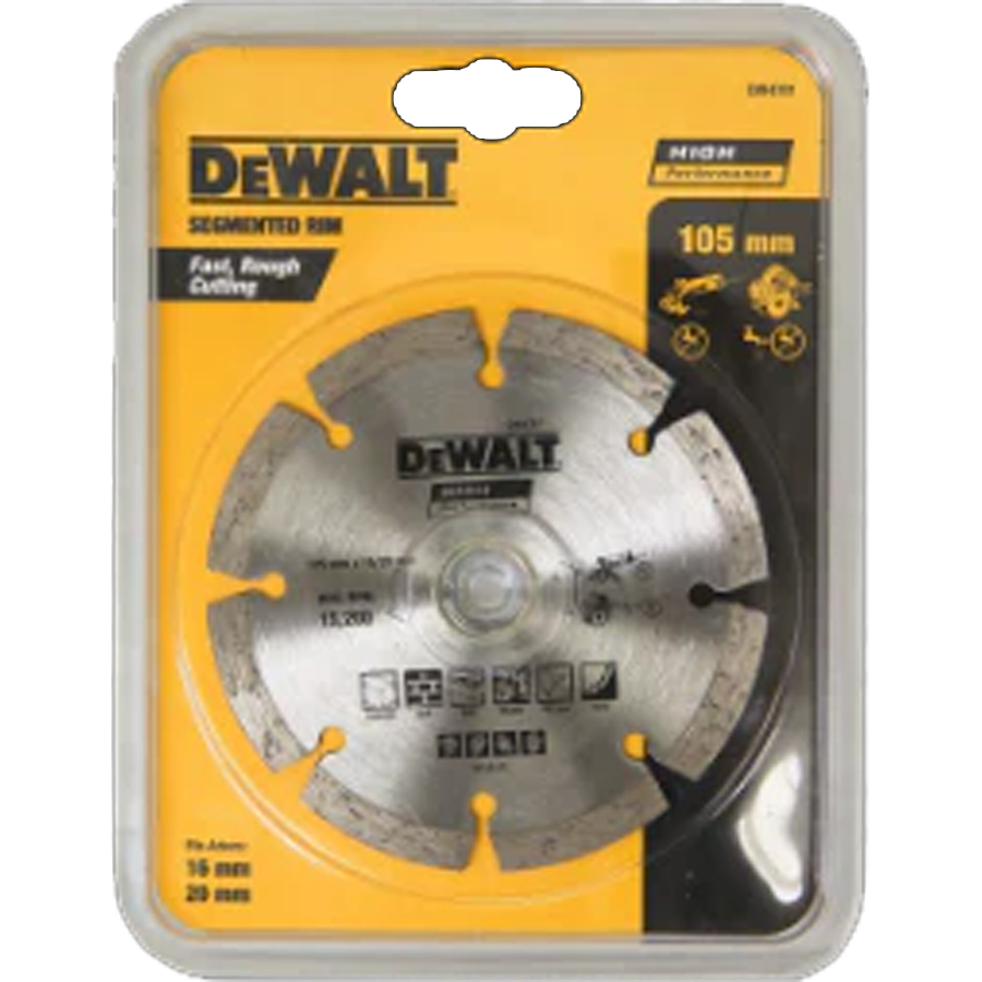 Dewalt DW4781 Diamond Cutting Wheel Segmented 4"