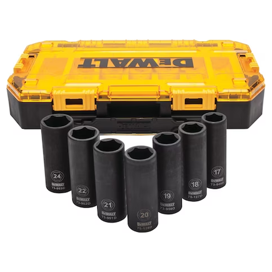 Dewalt DWMT74737 Deep Socket 1/2 Drive Set 7Pcs | Dewalt by KHM Megatools Corp.