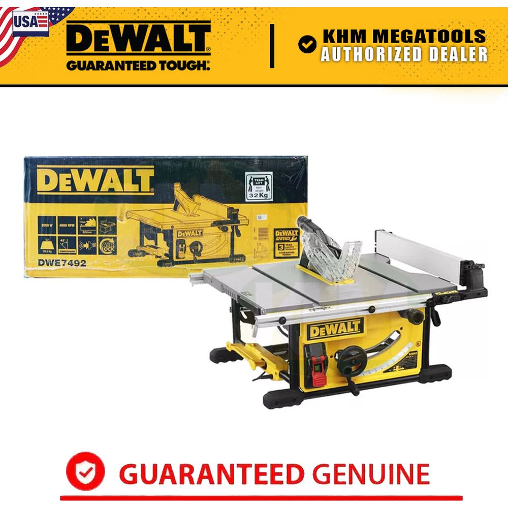 Dewalt DWE7492 Jobsite Table Saw 10" 2000W | Dewalt by KHM Megatools Corp.