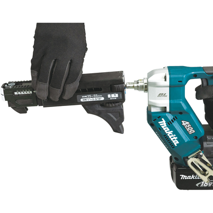 Makita DFR453Z LXT Cordless Brushless Collated Screwdriver 18V 41MM (1-5/8") Auto Feed Screwdriver with Silent Clutch | Makita by KHM Megatools Corp.