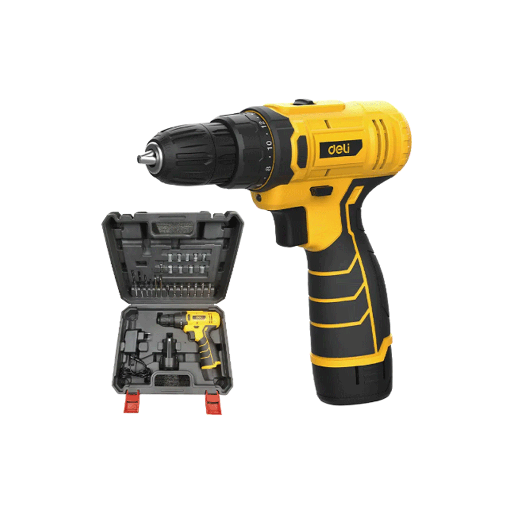 Deli EDL-DZ12-6A2 Cordless Drill 3/8" 12V | Deli by KHM Megatools Corp.
