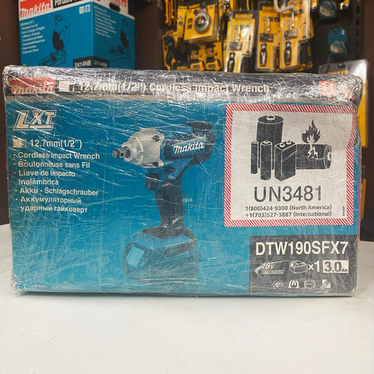 Makita DTW190SFX7 18V Cordless Impact Wrench (LXT-Series) (Damaged Box) | Discounts by KHM Megatools Corp.