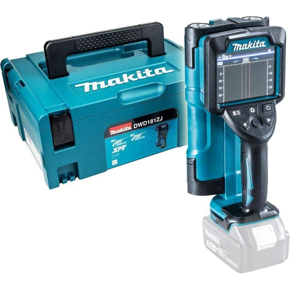 Makita DWD181ZJ 18V Cordless Wall Scanner / Floor Scanner 180mm (LXT ...