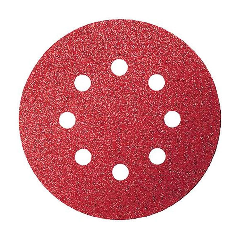Bosch E466 Velcro Sanding Disc 5" Pre-Holed 5Pcs (8 Holes) | Bosch by KHM Megatools Corp.