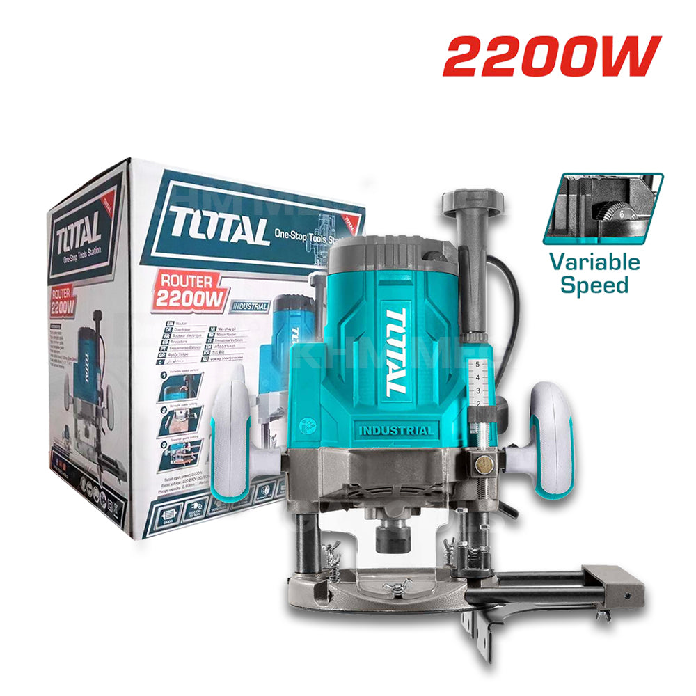 Total TR111226 Plunge Router (2200W) – KHM Megatools Corp.