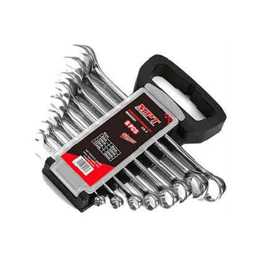 MPT MHC09001 8pcs European Combination Spanner Set | MPT by KHM Megatools Corp.