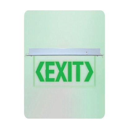 Omni LED X-300 D Exit Sign Double Arrow (Recessed) - KHM Megatools Corp.