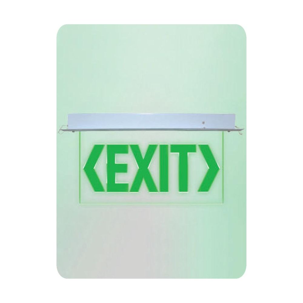 Omni LED X-300 D Exit Sign Double Arrow (Recessed) - KHM Megatools Corp.