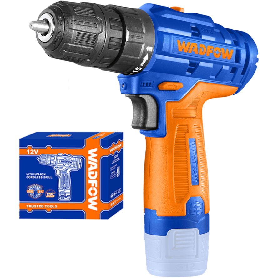 Wadfow WCDS520 Li-Ion Cordless Drill 12V - KHM Megatools Corp.