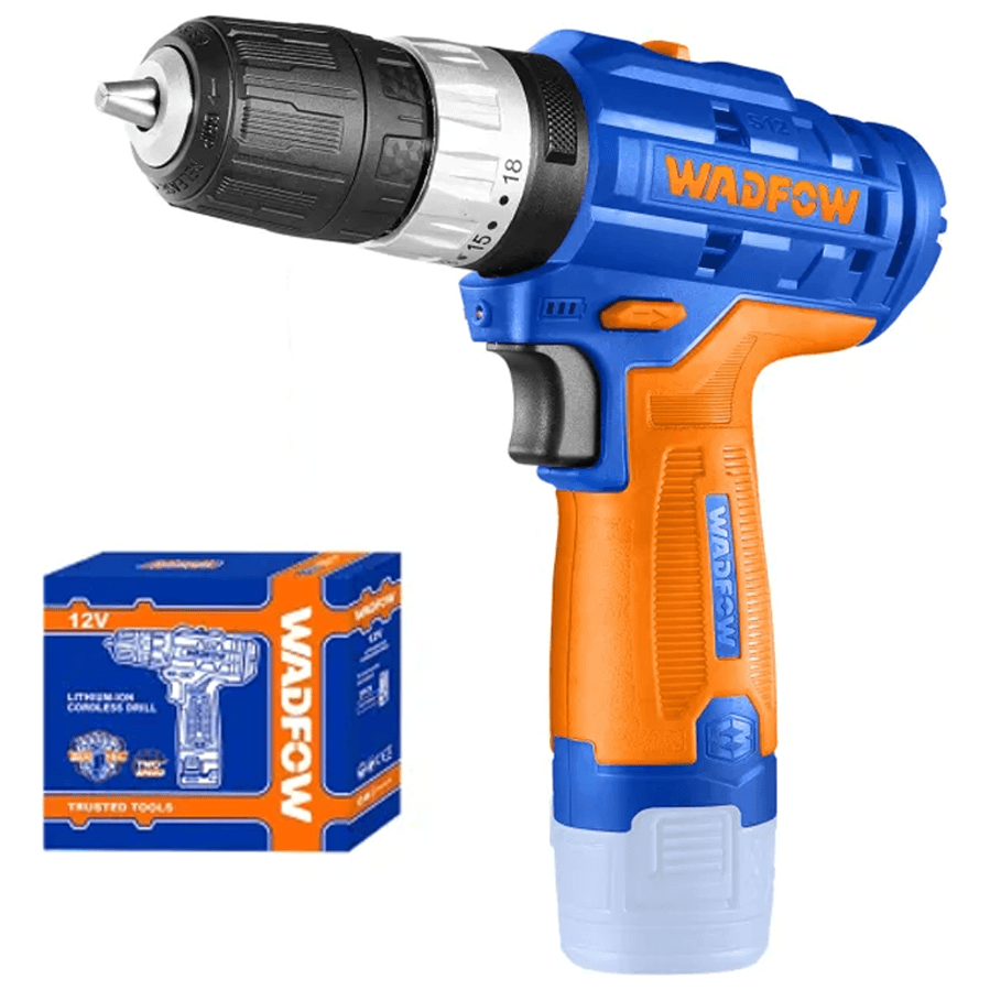 Wadfow WCDS540 Li-Ion Impact Drill 12V - KHM Megatools Corp.