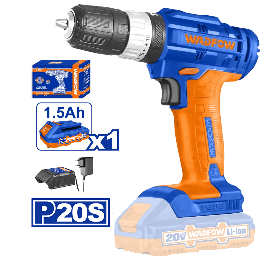 Wadfow WCDP521 Li-Ion Impact Drill 20V Secondary image