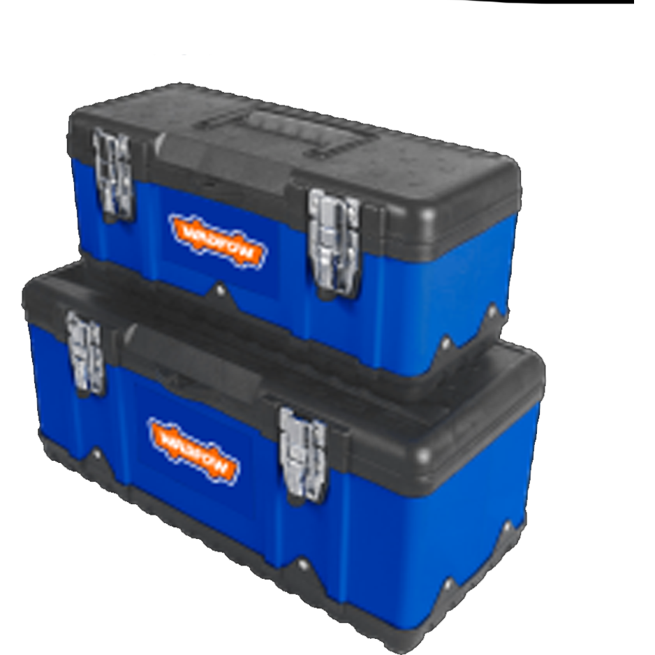 Wadfow WTB6A02 Plastic & Steel Tool Box 2Pcs | Wadfow by KHM Megatools Corp. Main image