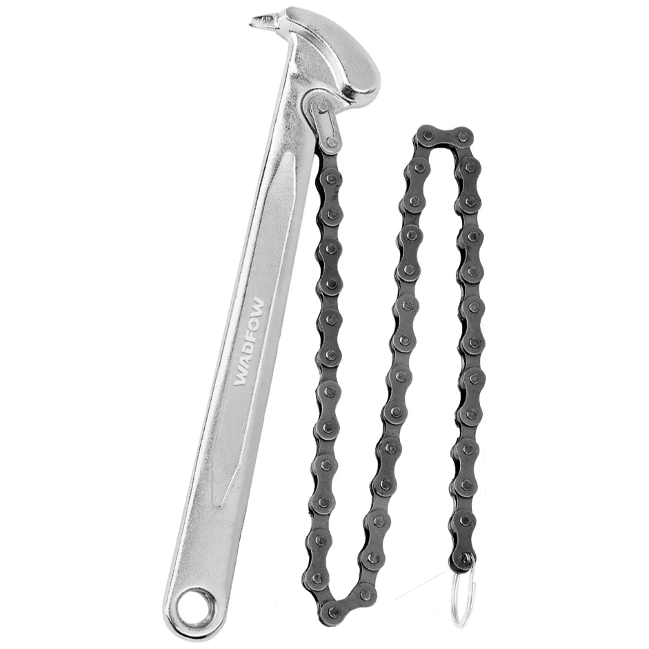 Wadfow WAW1309 Chain Wrench 9" | Wadfow by KHM Megatools Corp. Main image