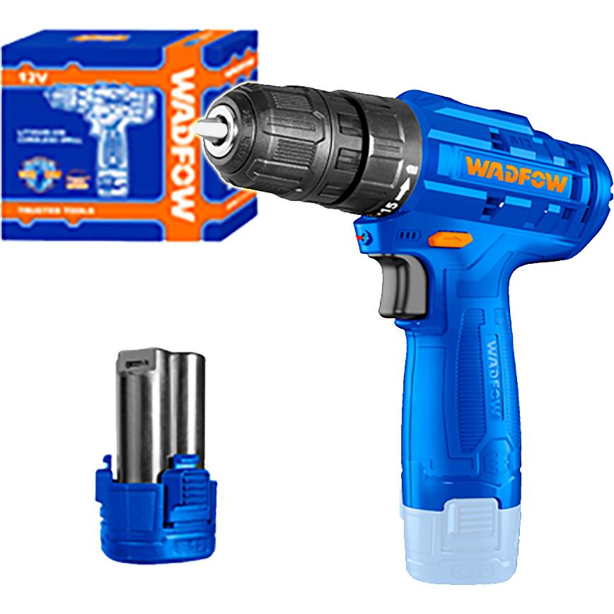 Wadfow WCDS510 Li-Ion Cordless Drill 12v 1.5AH | Wadfow by KHM Megatools Corp.