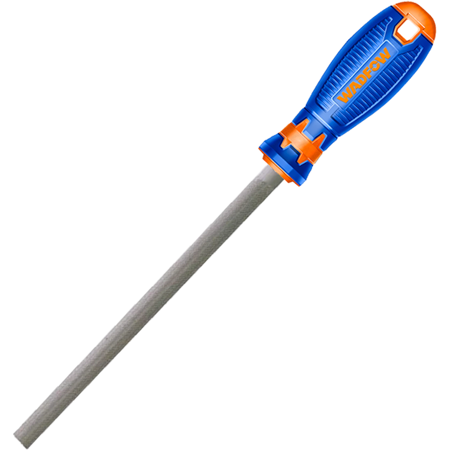 Wadfow WFE7826 Half Round Steel File with Handle 6" | Wadfow by KHM Megatools Corp. Main image