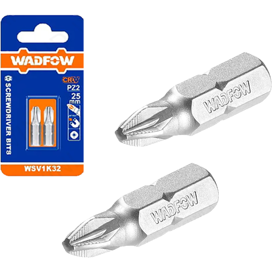 Wadfow WSV1K32 Screwdriver Bits PZ2 | Wadfow by KHM Megatools Corp. Main image