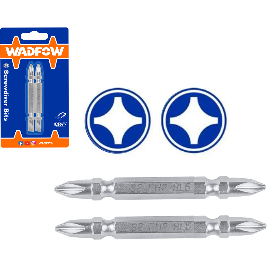 Wadfow WSV0K12 Screwdriver Bit PH2 Double End | Wadfow by KHM Megatools Corp. Main image