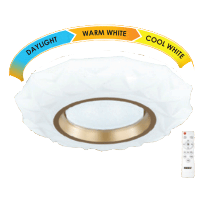 Firefly Functional Decorative LED Ceiling Lamp with remote control (Crystal) | Firefly by KHM Megatools Corp.