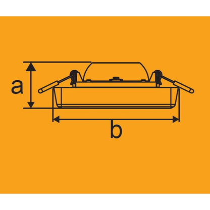 Firefly EDL1291LED Downlight Frameless (Square) | Firefly by KHM Megatools Corp.