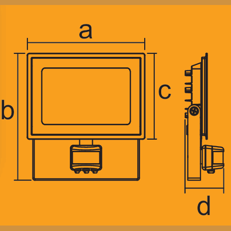 Firefly Solar LED Terra Floodlight (Warm White) | Firefly by KHM Megatools Corp.