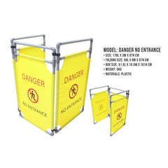 First Folding Fabric Barrier (Danger No Entrance) | First Traffic & Safety by KHM Megatools Corp.