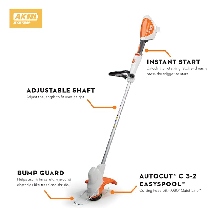 Stihl FSA 57 36V Cordless Grass Trimmer / Brush cutter [AK] (Kit) | Stihl by KHM Megatools Corp.