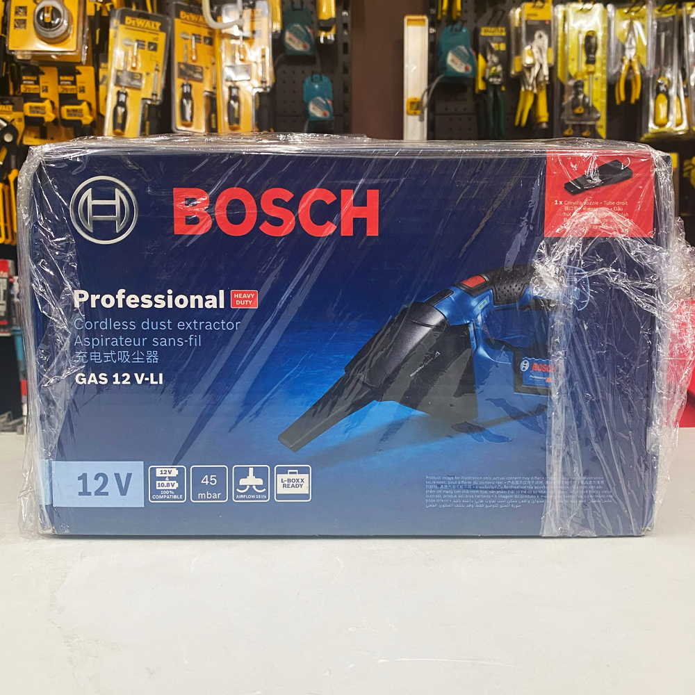 Bosch GAS 12 V-Li Cordless Vacuum Cleaner 350ml 12V (Bare) (Open Seal) | Discounts by KHM Megatools Corp.