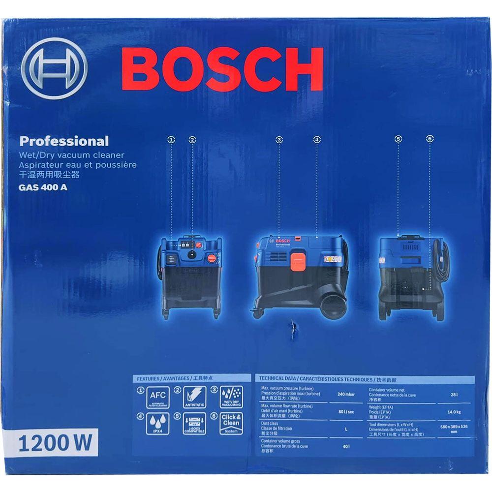 Bosch GAS 400 All Purpose Extractor / Wet & Dry Vacuum 1200W | Bosch by KHM Megatools Corp.