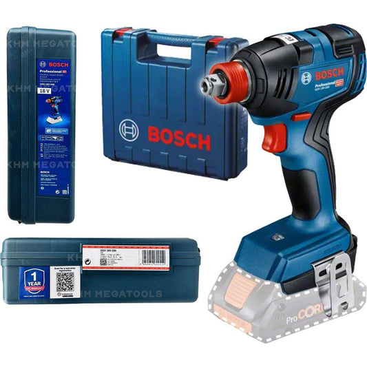 Bosch GDX 18V-200 (2in1) Cordless Brushless Impact Driver / Impact Wrench 18V (Bare) | Bosch by KHM Megatools Corp.