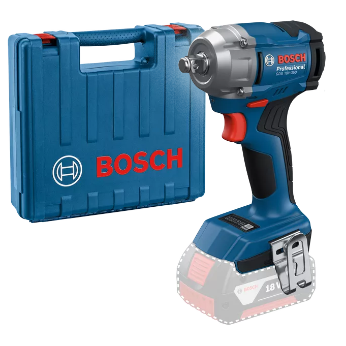 Bosch GDS 18V-350 Cordless Impact Wrench 1/2" Drive 350Nm [Bare] | Bosch by KHM Megatools Corp.
